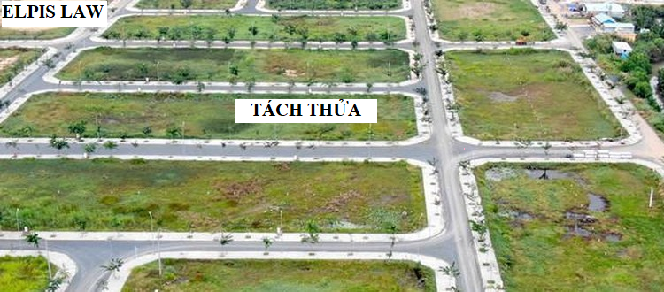 thủ tục tách thửa
