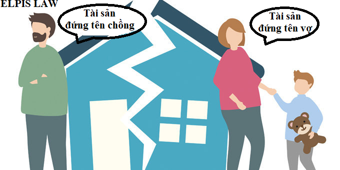 tài sản riêng của chồng ly hôn vợ có được chia