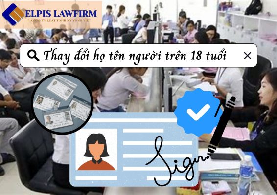 thay đổi họ tên người trên 18 tuổi