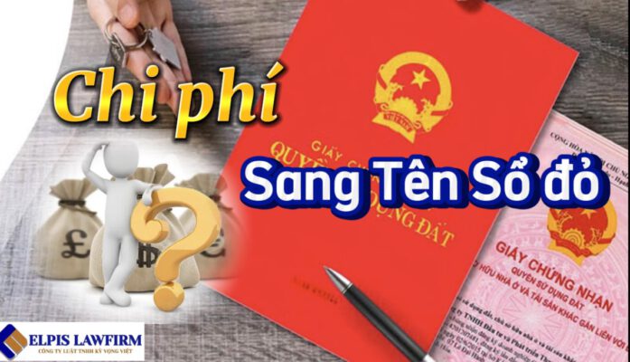 Chí phí sang tên sổ đỏ cho con