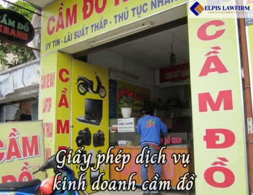 Giấy phép dịch vụ kinh doanh cầm đồ