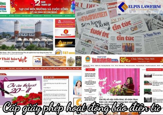 cấp giấy phép hoạt động báo điện tử